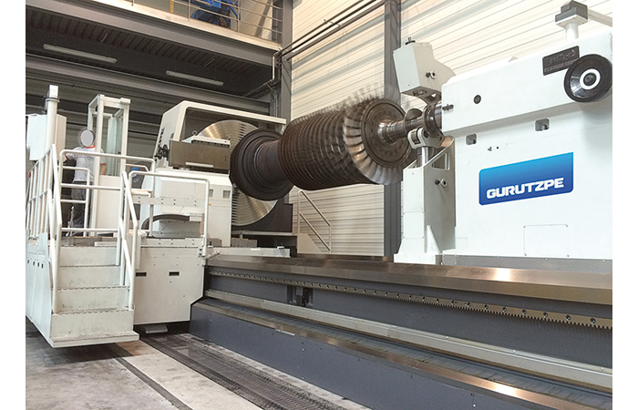 Usinage de rotor de turbine selon Gurutzpe