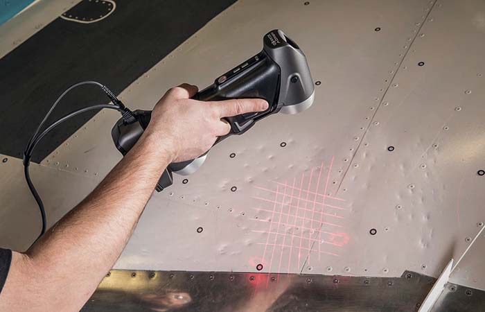 Logiciel Creaform pour le retour en service rapide des avions
