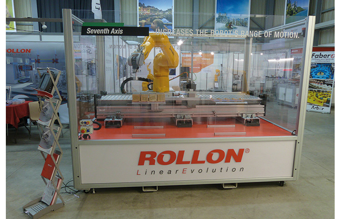 Rollon ajoute un 7e axe aux robots