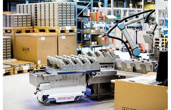 Les robots AMR de MiR supplantent les AGV