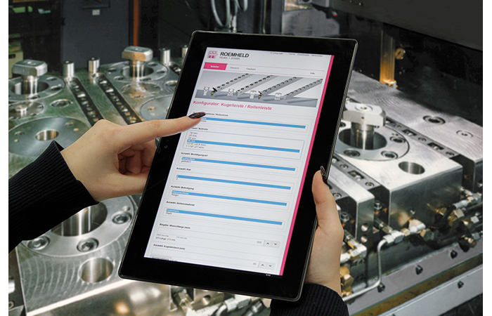 Configurateur internet pour tasseaux Roemheld