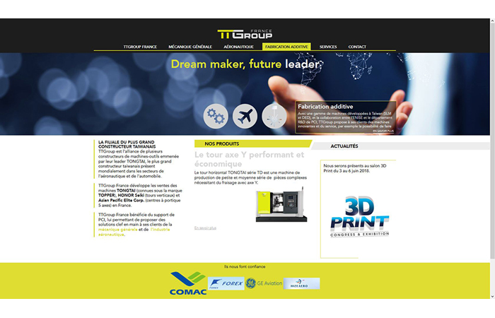 TTGroup France sur la toile