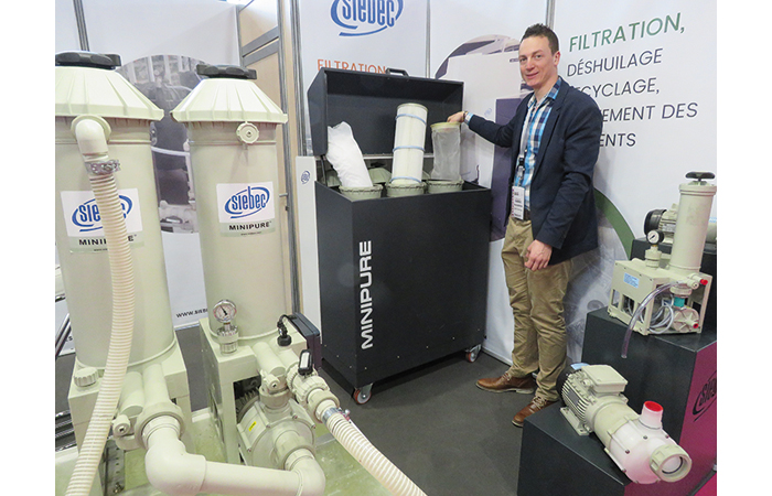 Siebec, actif en filtration de fluides d’usinage