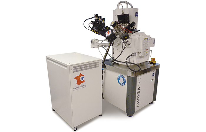µRobotex, plateforme de micro-nanorobotique sous MEB
