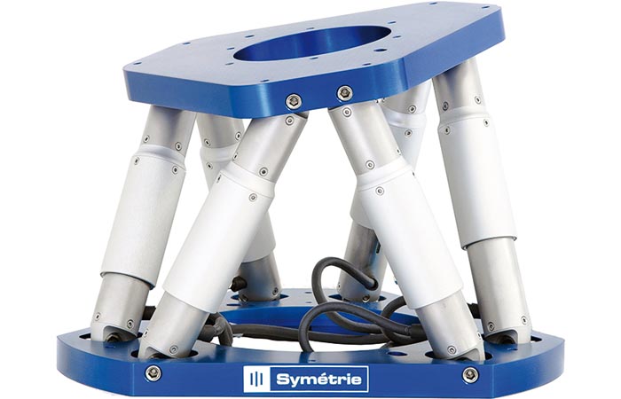 Positionnement de précision par hexapode Symétrie