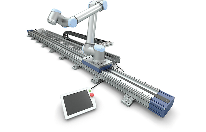 Un septième axe Rollon pour les cobots