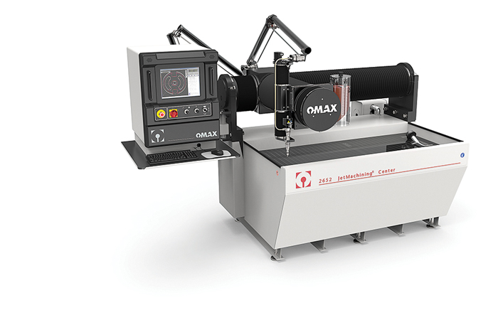 Omax performe la découpe par jet d’eau abrasif