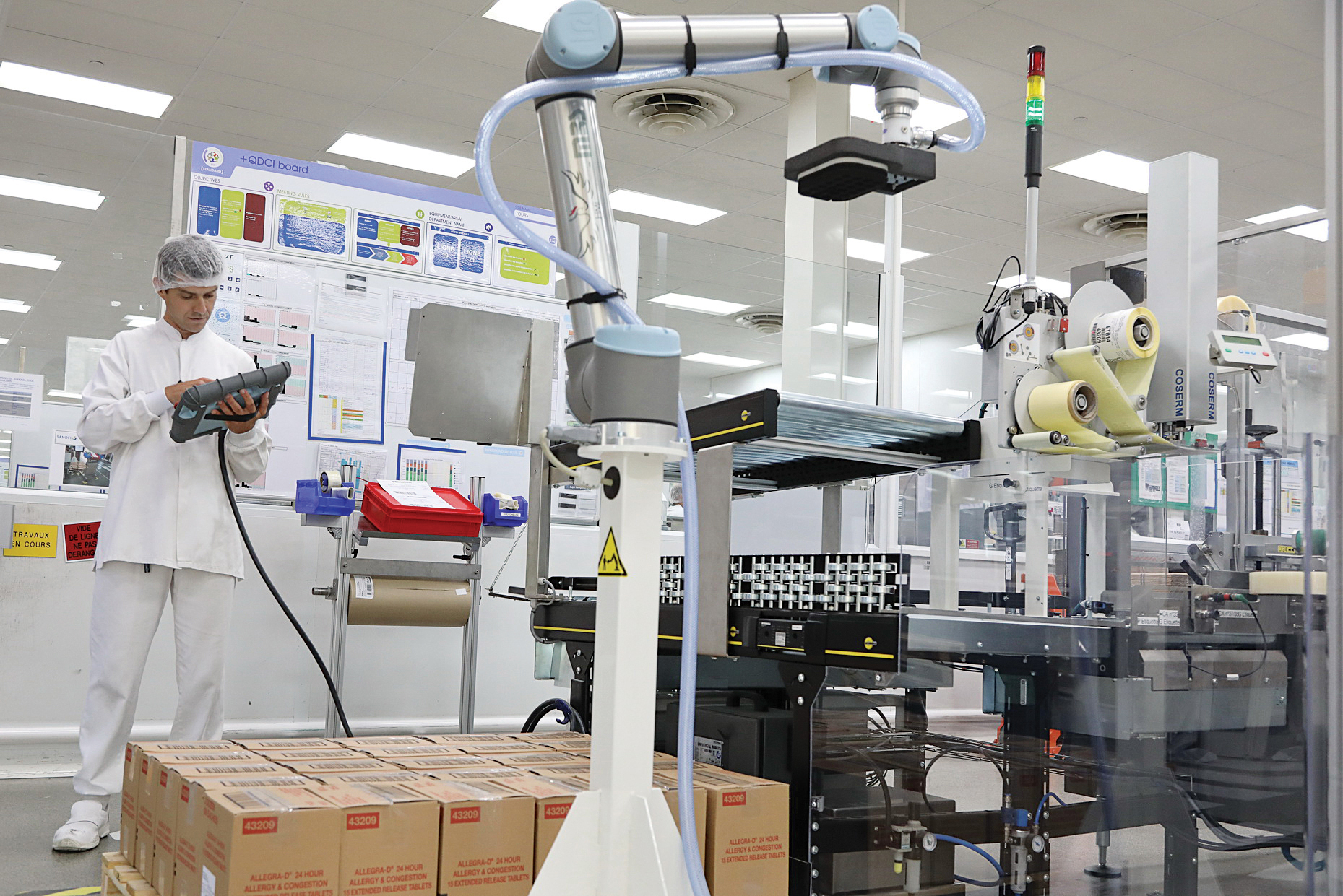 Sanofi confie le port de charge aux cobots