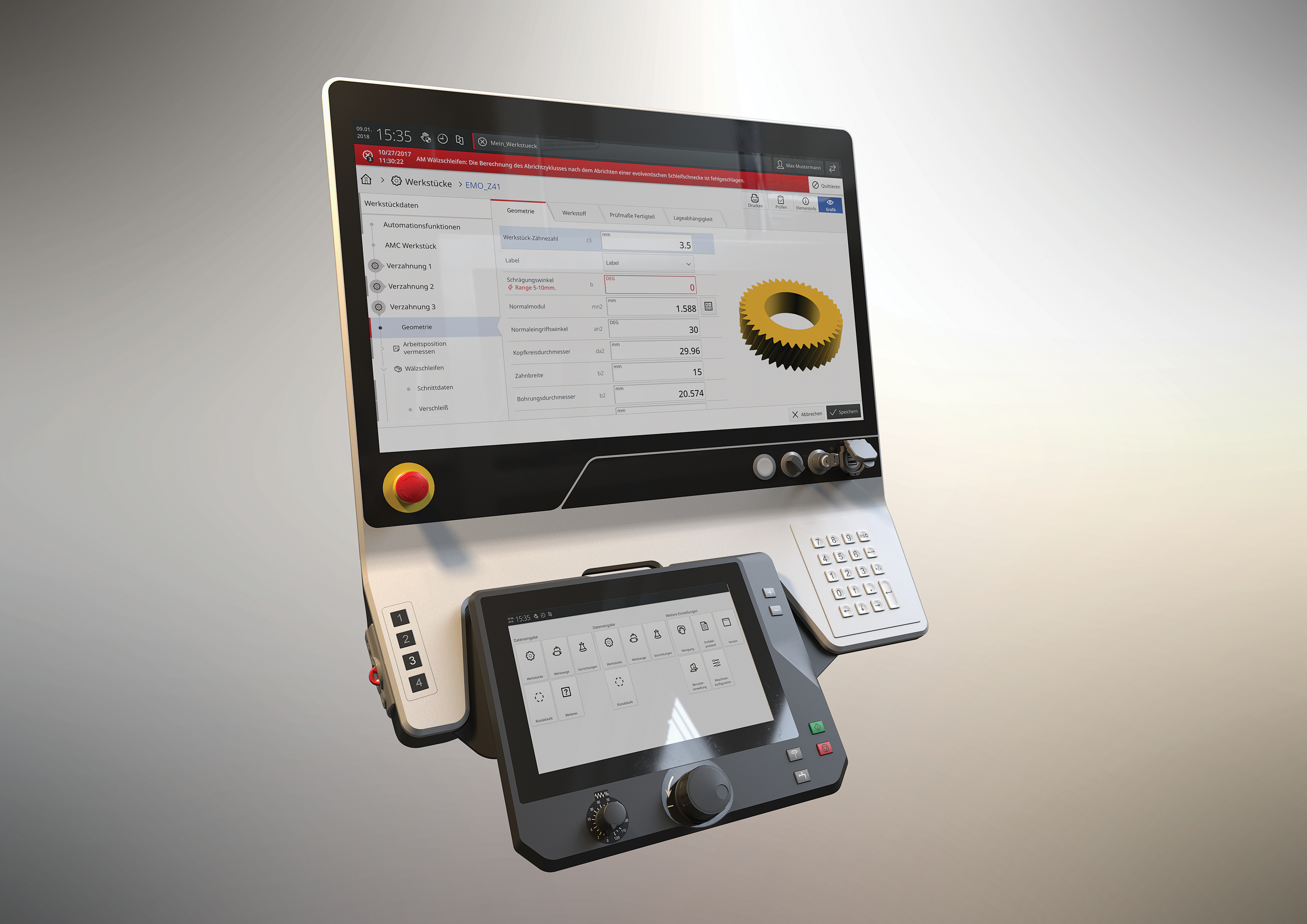 Liebherr : un pupitre de commande optimisé