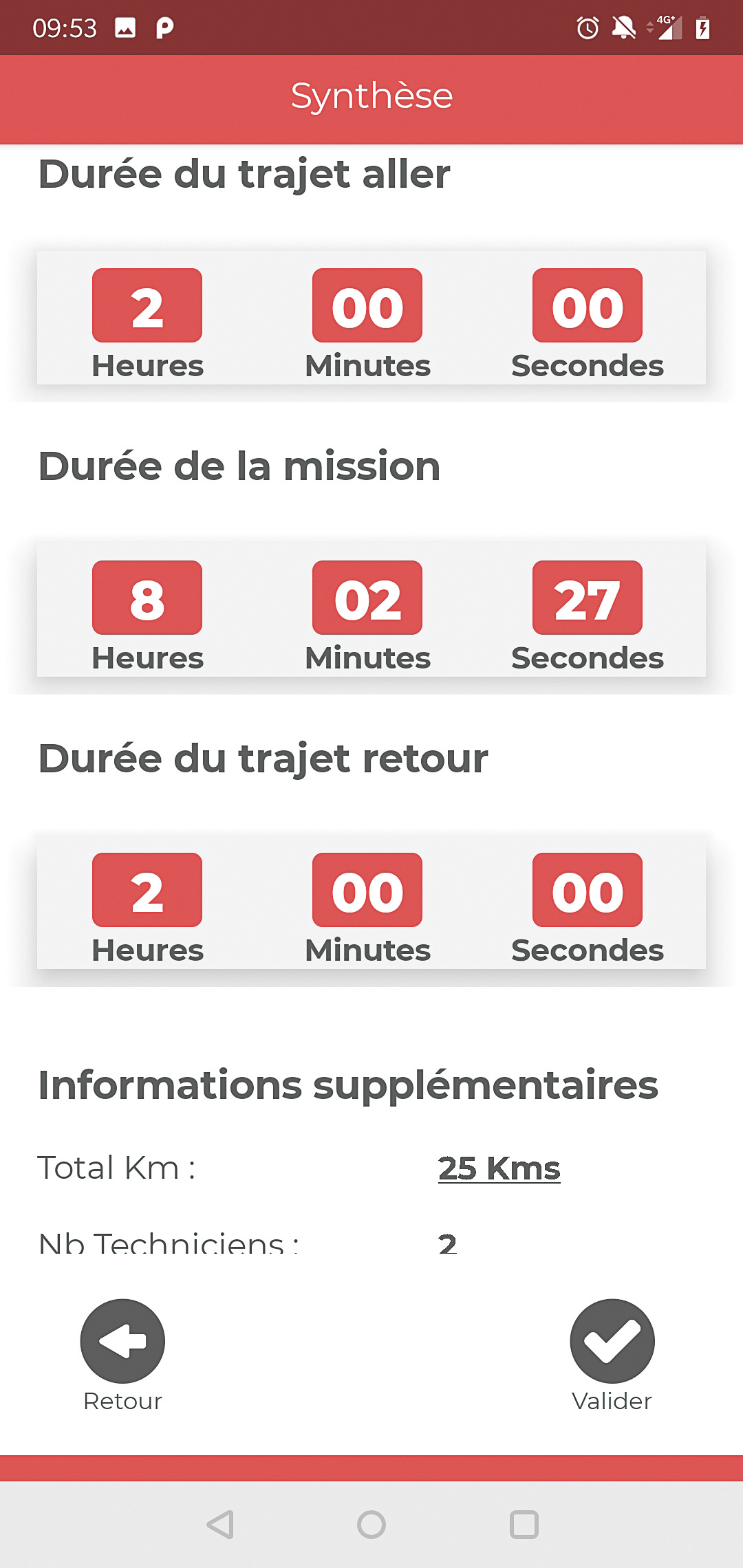Application mobile de maintenance Danem revisitée