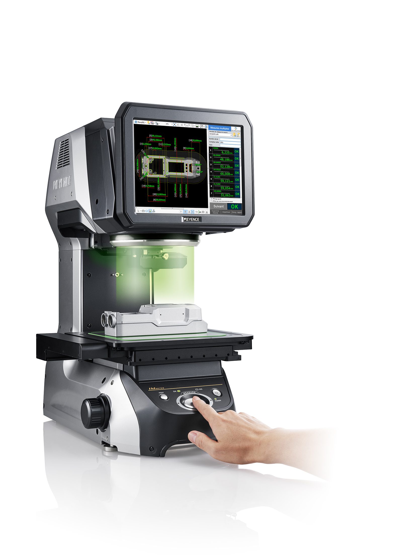 Mesure automatique sans contact