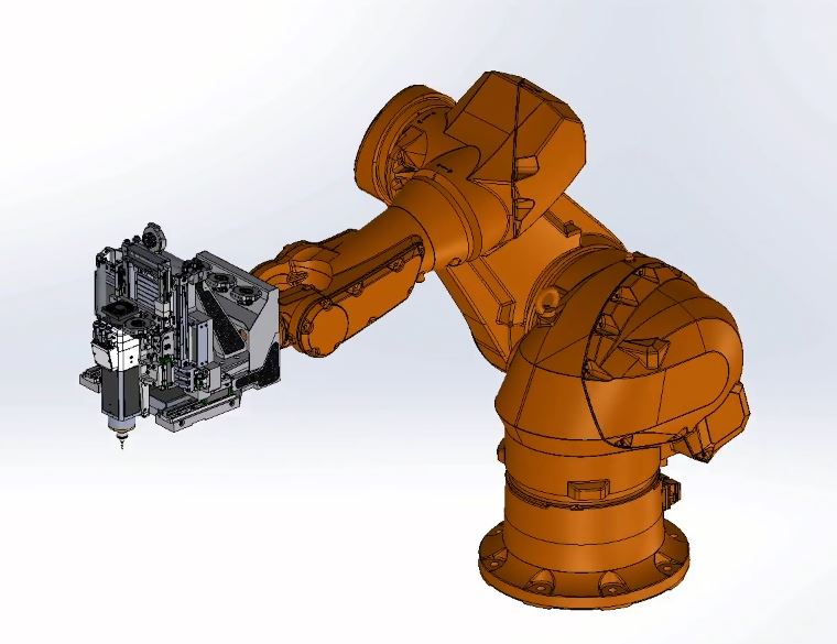 Minicentre d’usinage avec robot