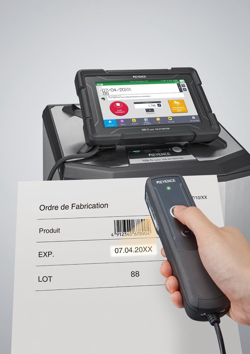 Système de marquage intelligent de Keyence