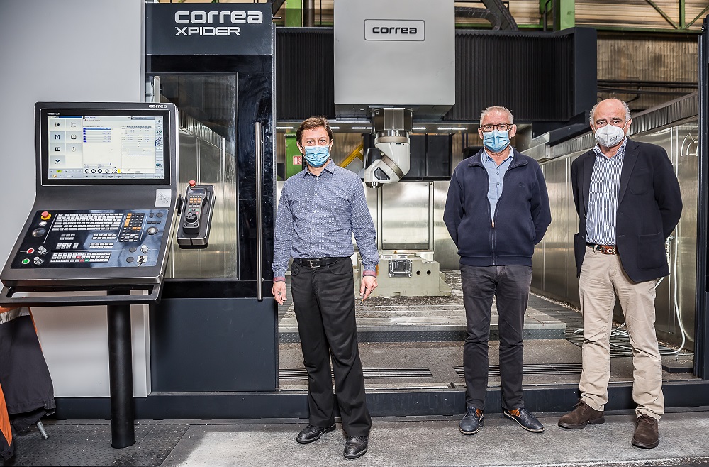 OTM modernise son outil de production avec l’Xpider, une fraiseuse portique « Gantry » du fabricant espagnol Correa