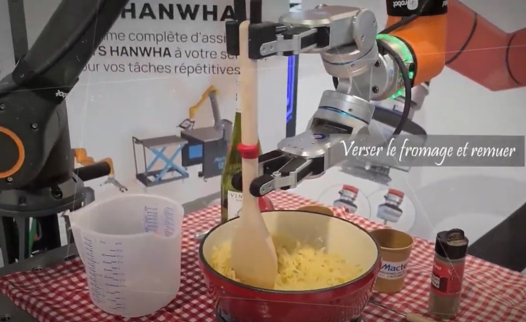 [Vidéo] Un robot qui sait préparer la fondue