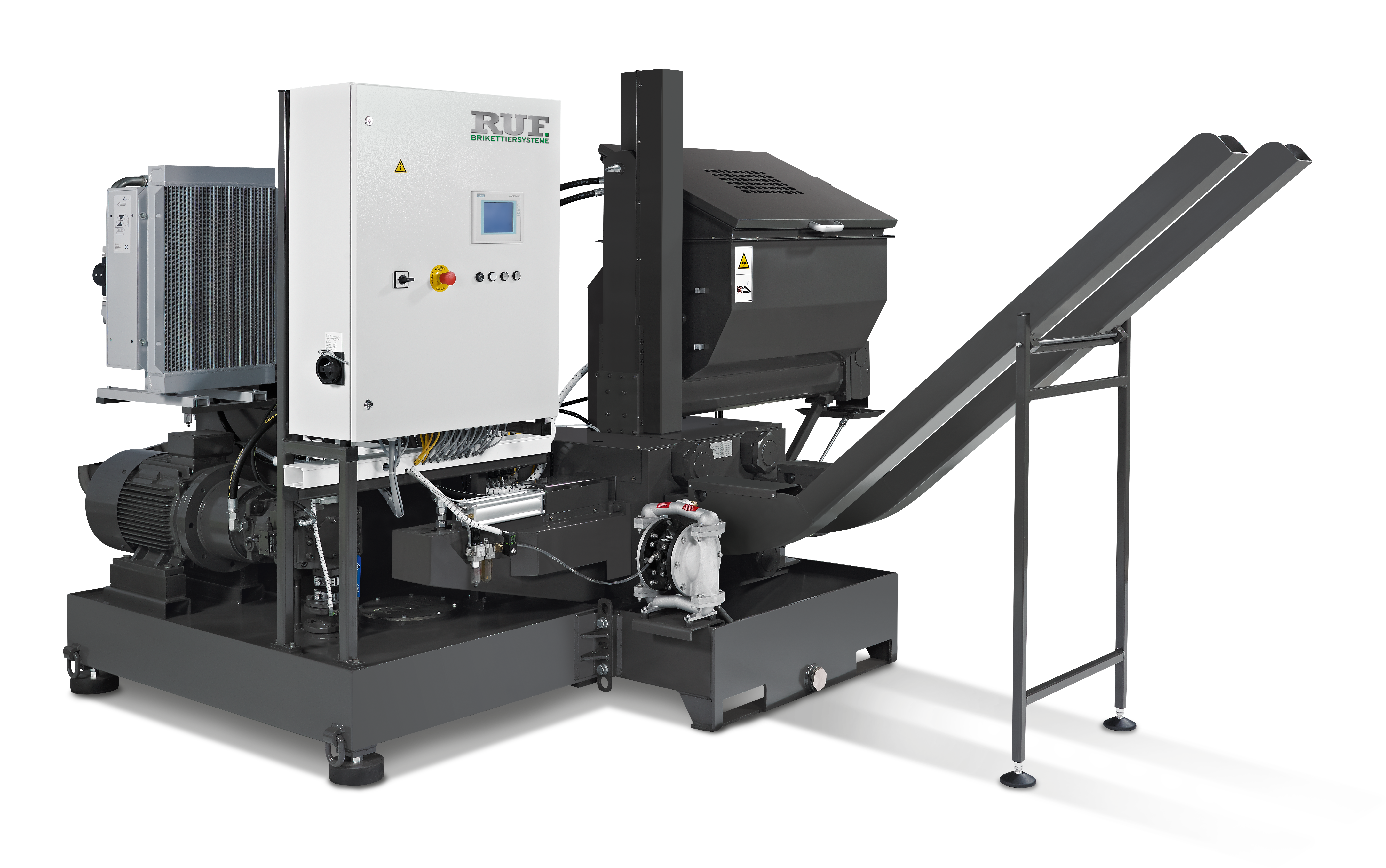 Briquetage des copeaux métalliques et boues de rectification