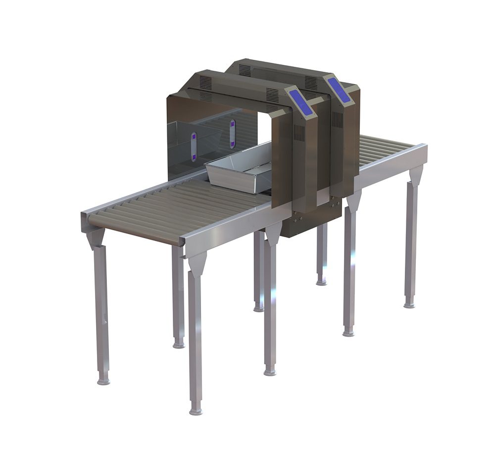 Un portique pour décontaminer les objets