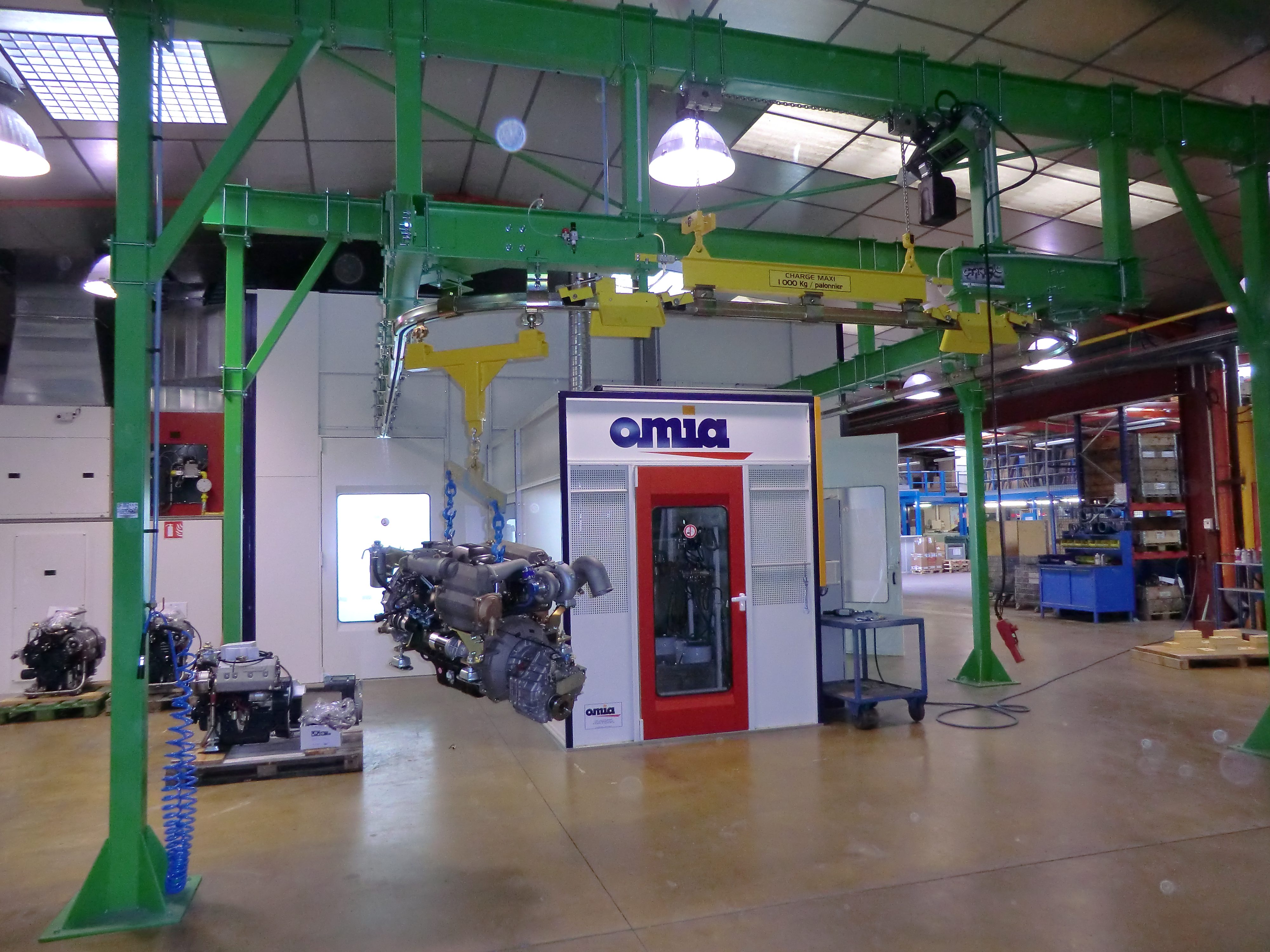 Manutention et convoyeurs aériens