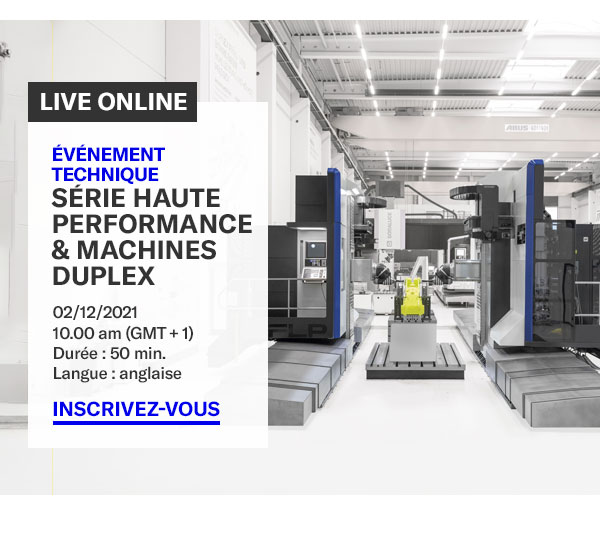 [Live] « Série Haute Performance et Machines Duplex »