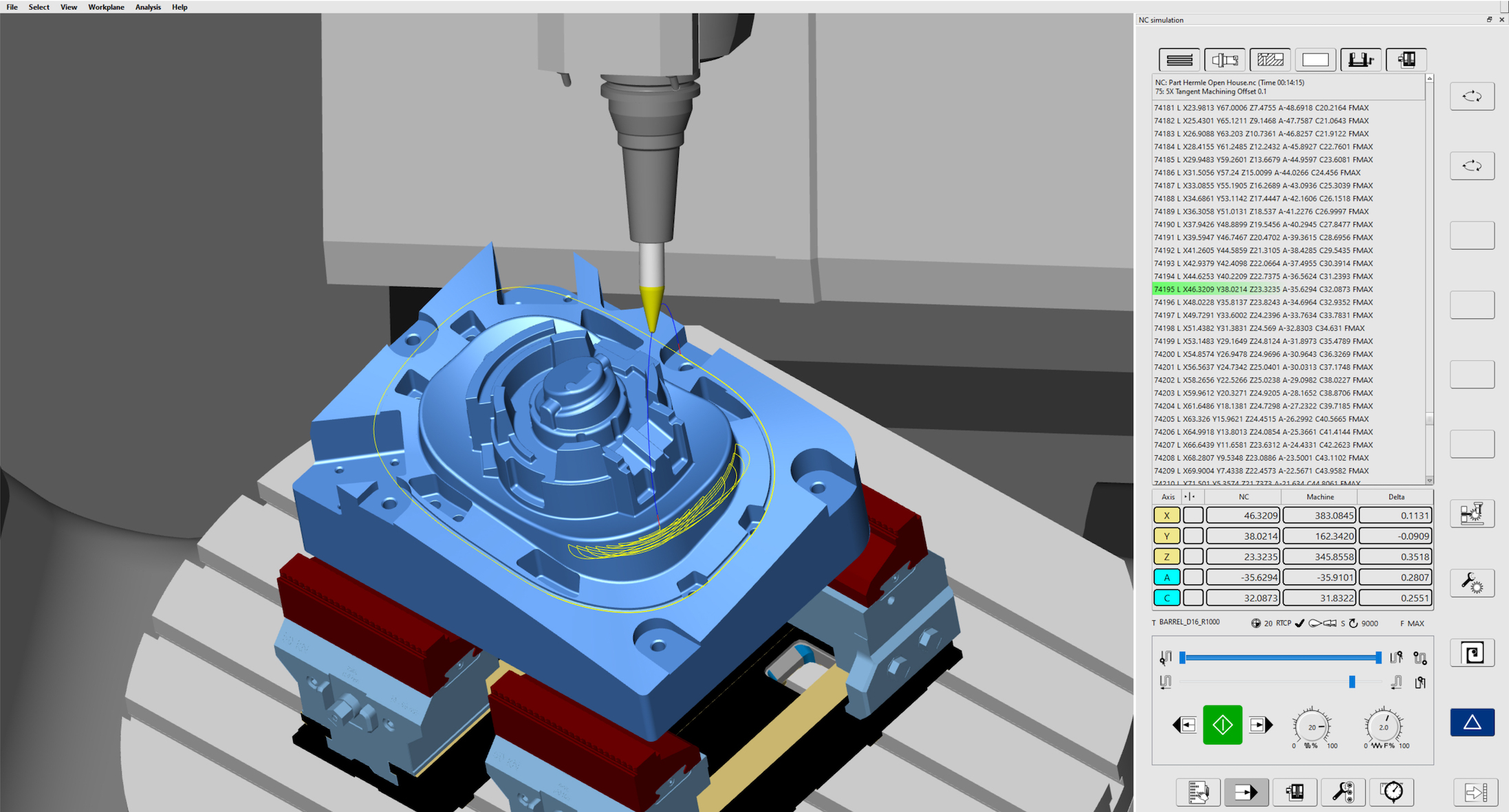 Processus de fabrication en virtuel