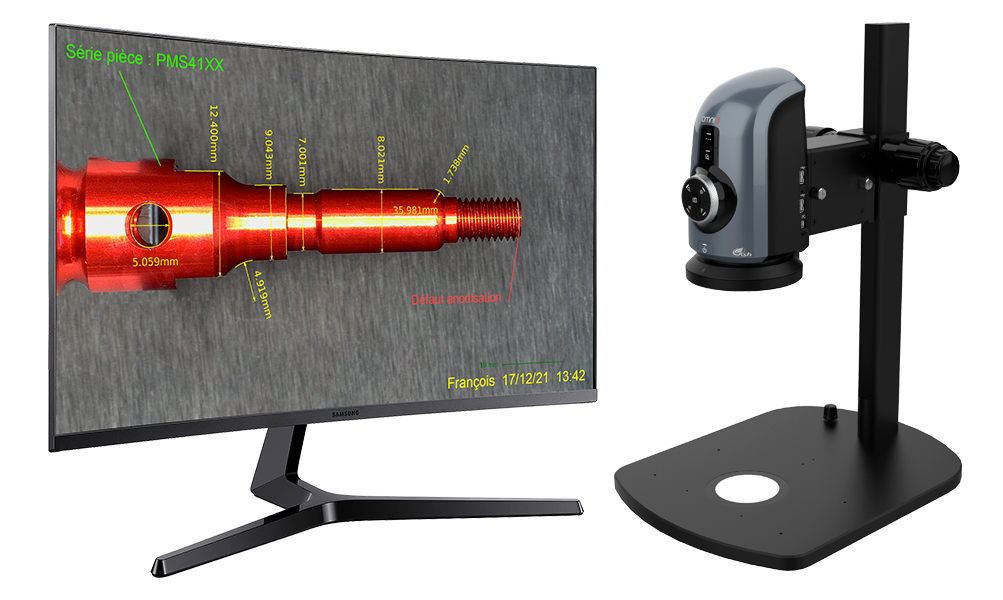 Microscope numérique HD pour l’inspection et la mesure