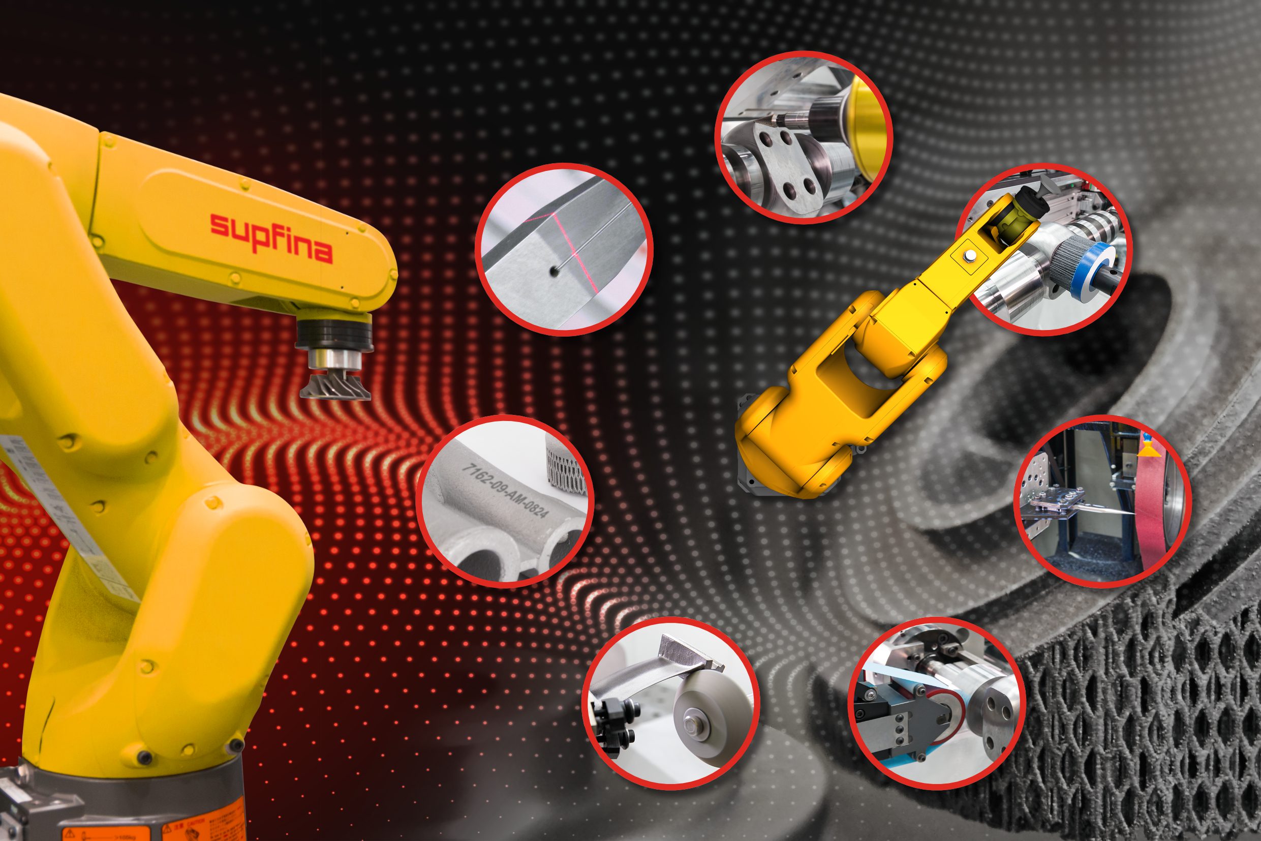 La finition pour les pièces de fabrication additive