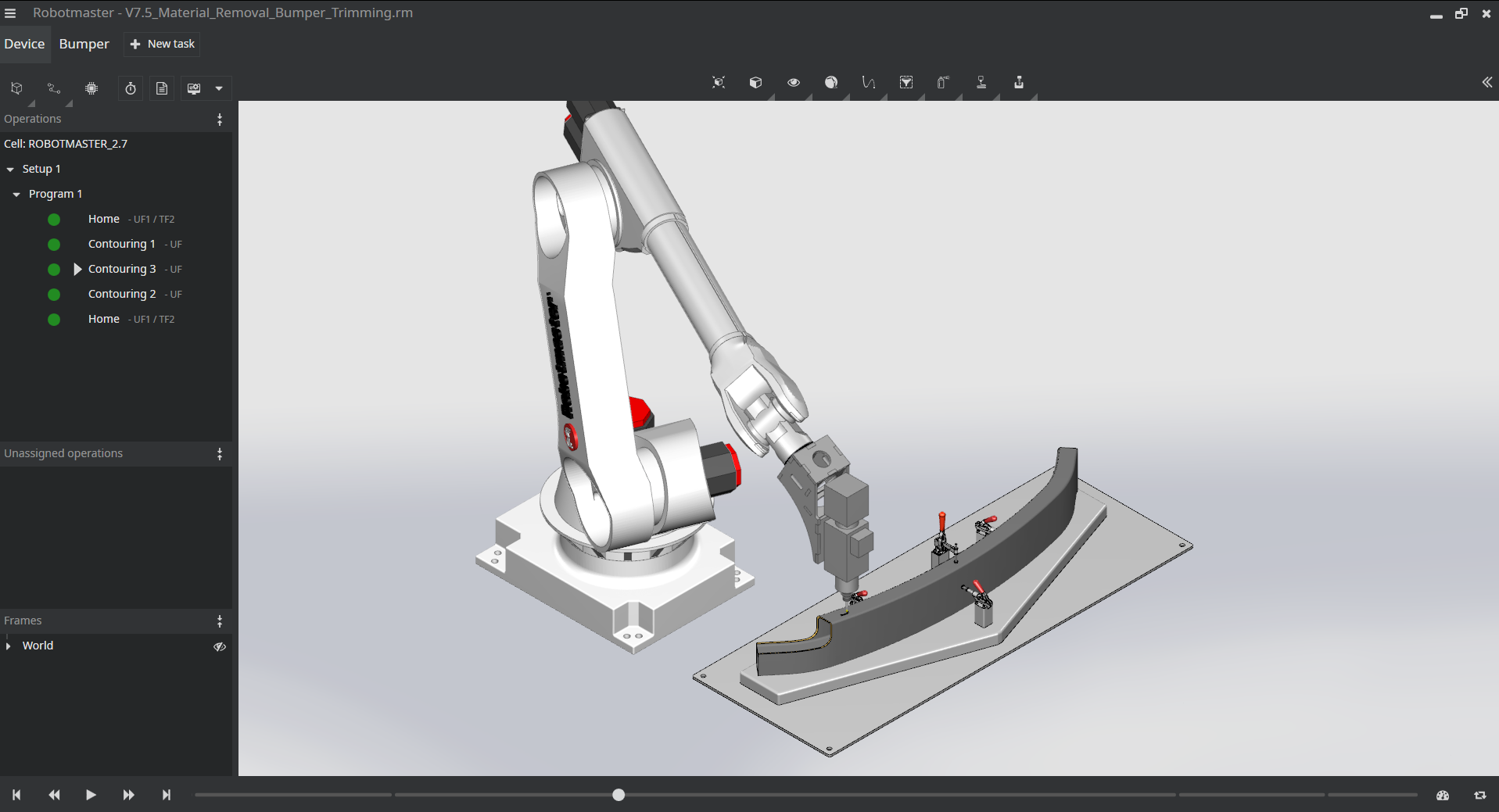 Programmation hors-ligne de robots