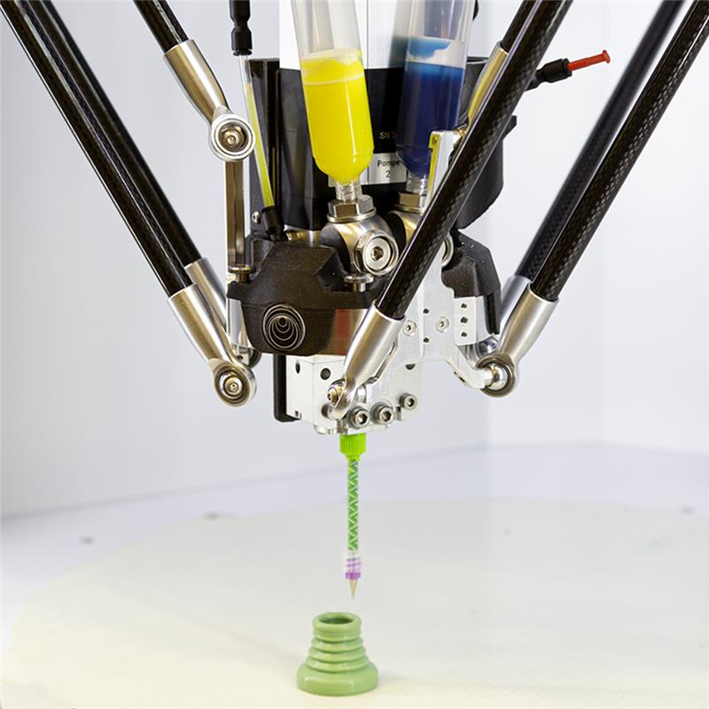 Imprimante 3D pour dépose de thermoplastiques, silicones et céramiques