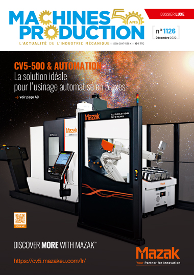 Couverture magazine Machines Production