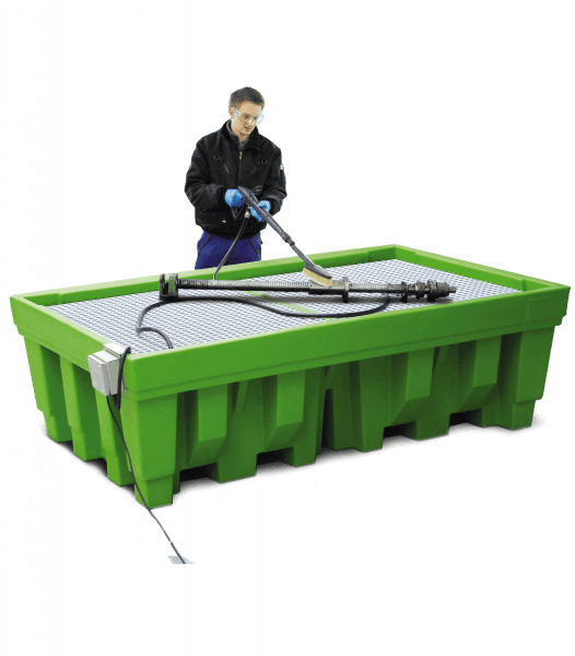 CLEANBOX, plateforme de nettoyage pour pièces volumineuses