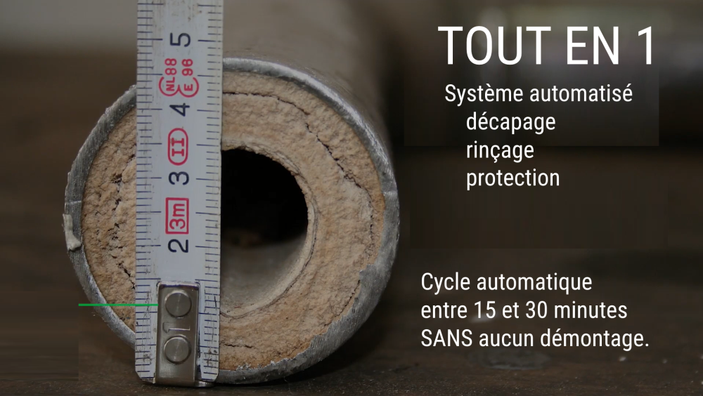 Détartrage des canaux de refroidissement sans démontage du moule, plasturgie