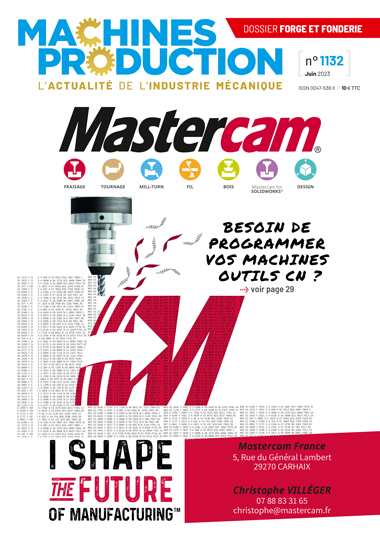 Couverture magazine Machines Production