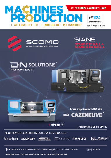 Couverture magazine Machines Production