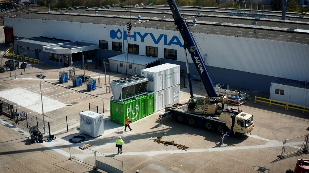 Hyvia installe son premier électrolyseur à Flins