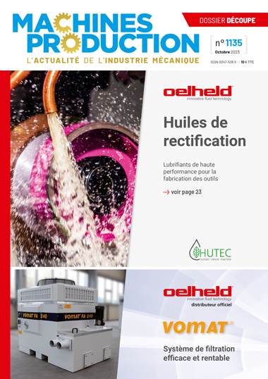 Couverture magazine Machines Production