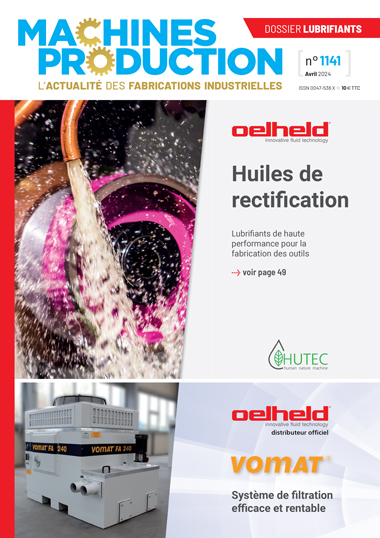 Couverture magazine Machines Production