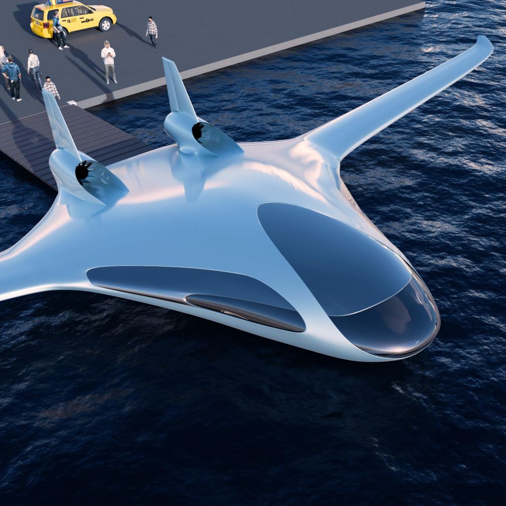 Hydrofoils et électricité pour un avion innovant