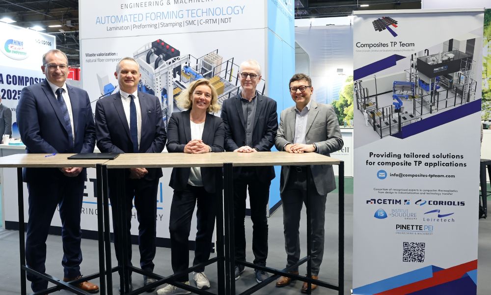 Cinq entreprises s’unissent autour des composites thermoplastiques