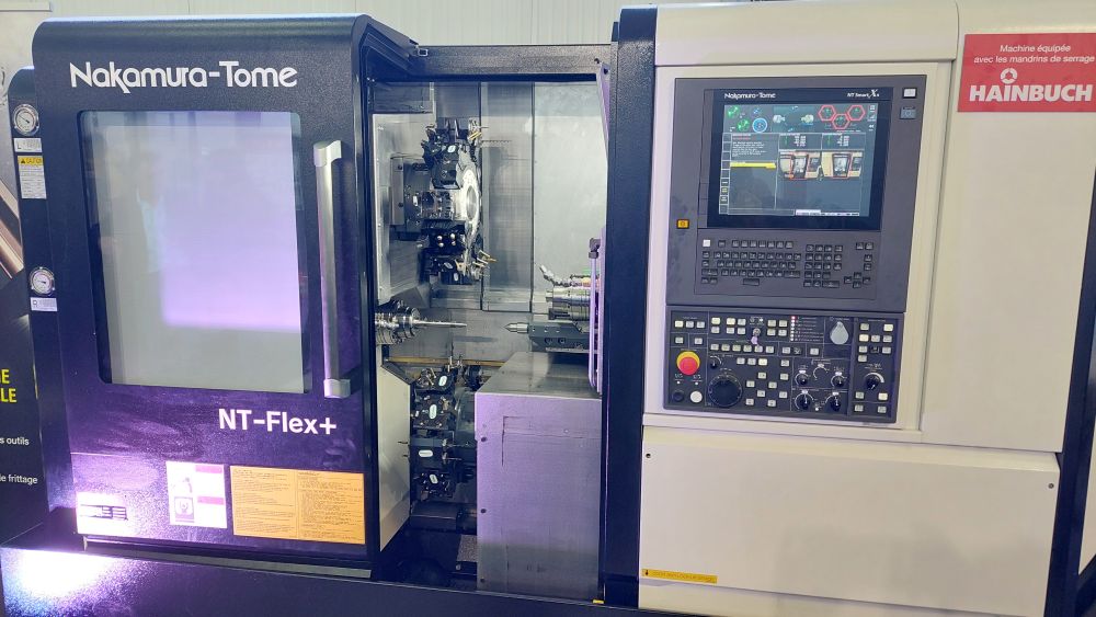 Le tour Nakamura-Tome NT-Flex+ dans le show-room du groupe HRT à Marignier (Haute-Savoie), le 8 octobre.