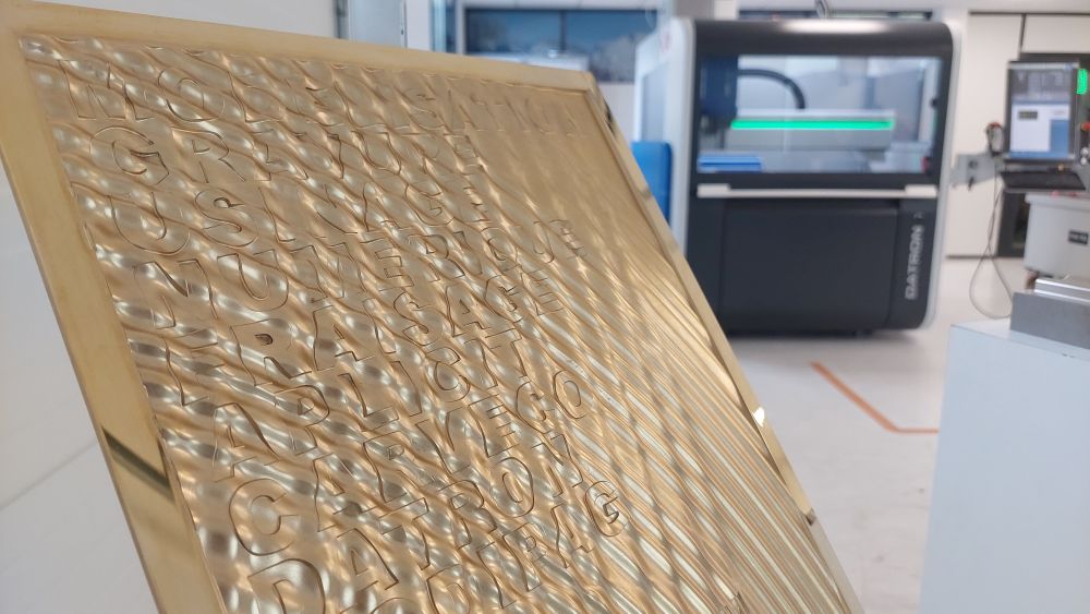 Gravure et usinage au service de l’art