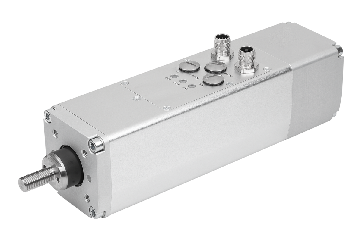 Vérins électriques de taille 60 avec servo-actuateurs IO-Link