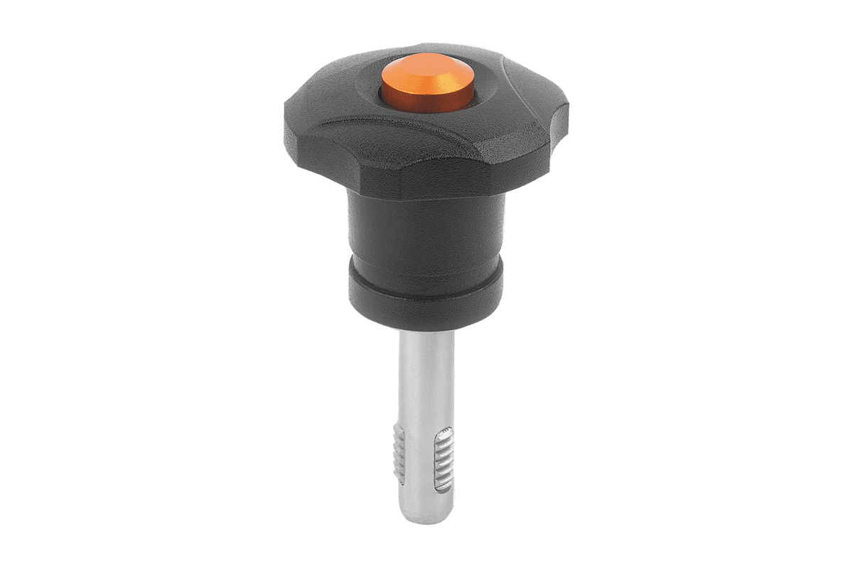 Broches de fixation filetées en acier ou en acier inoxydable