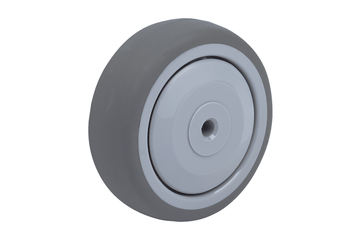 Roues en polyamide avec bande de roulement en polyuréthane