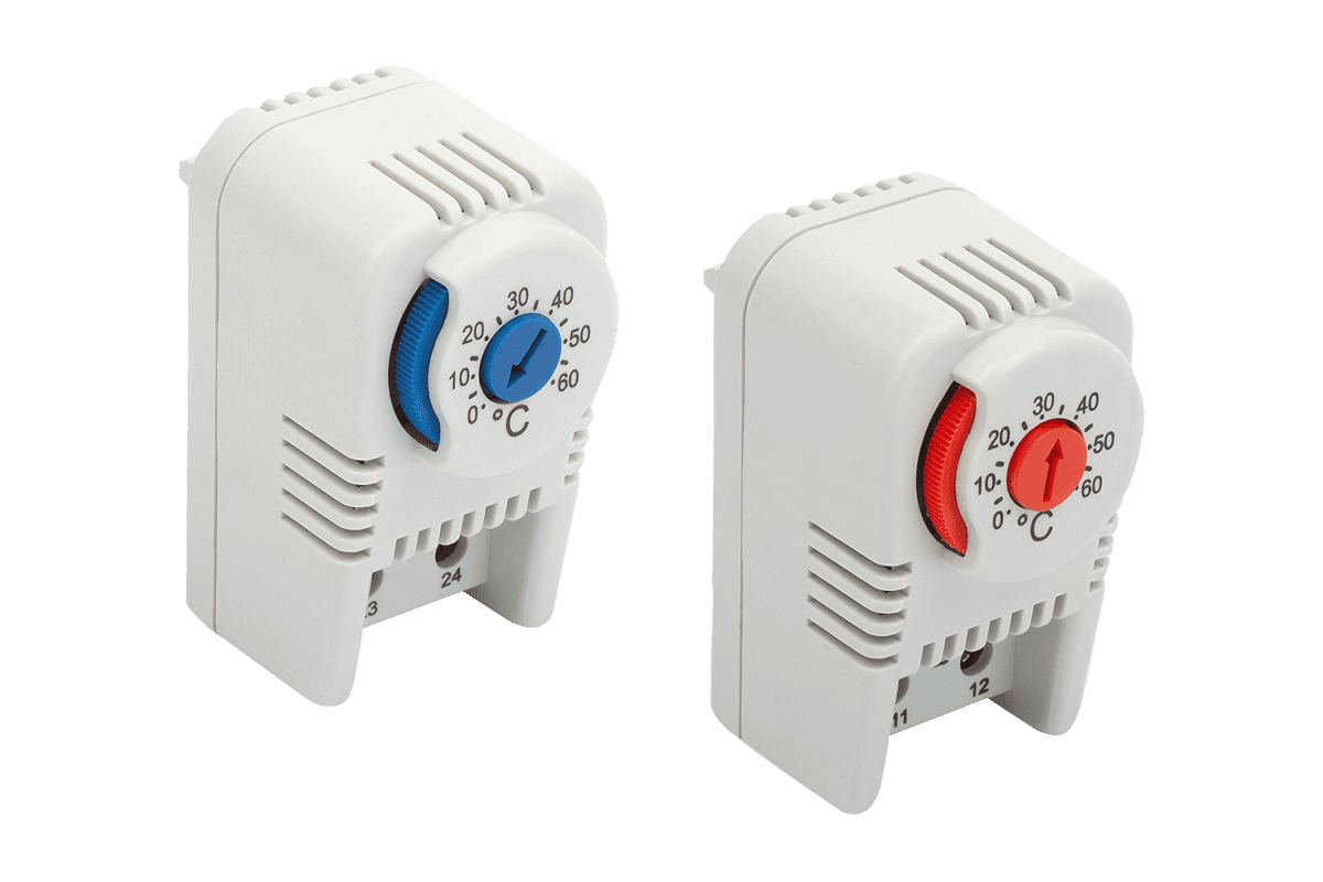 Thermostats à contact à ouverture ou à fermeture pour la commande de ventilateurs