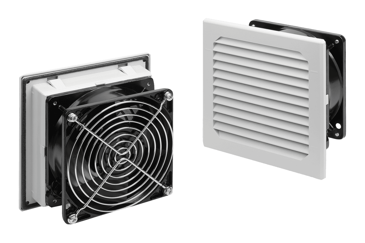 Ventilateurs à filtre en plastique pour armoires électriques